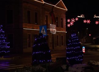 Edinstvena praznična okrasitev središča Poljčan