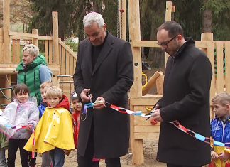 Nova otroška igrala v mestnem parku