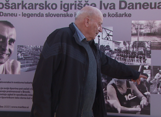 Začetek gradnje košarkarskega igrišča Iva Daneua