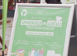 Tudi pri tekstilu bolj trajnostno