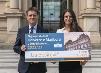 Najboljša študentka je Iza Beširević