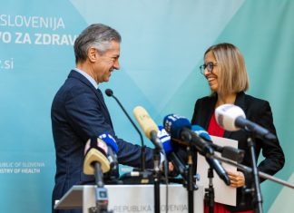 Predaja poslov novi ministrici za zdravje