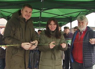 Otvoritev mostu Hlebič