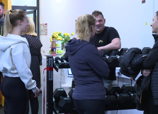 Otvoritev fitnesa v športni dvorani