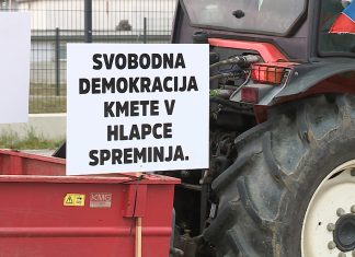Slovenskim kmetom je prekipelo