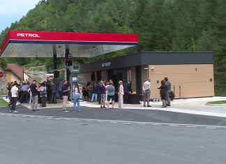 V Žerjavu dobili prenovljeno bencinsko črpalko Petrol