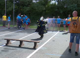 Na taboru gasilske mladine združujejo prijetno s koristnim