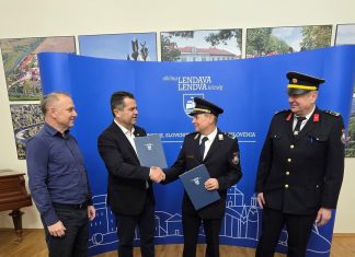 Podpis pogodbe o sofinanciranju nakupa novega gasilskega vozila za PGD Hotiza v Lendavi