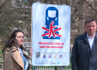 V Mariboru začetek kampanje za večjo varnost na železnici