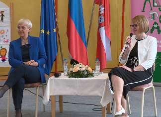 Obisk predsednice Republike Slovenije na OŠ Borcev za severno mejo