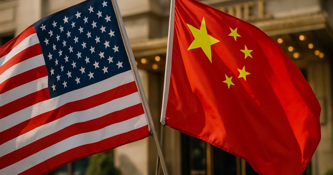 Trump na vrhu v Pekingu z Xi Jinpingom Trump na vrhu v Pekingu z Xi Jinpingom