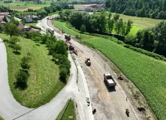 Rekonstrukcija regionalne ceste se nemoteno nadaljuje Rekonstrukcija regionalne ceste se nemoteno nadaljuje